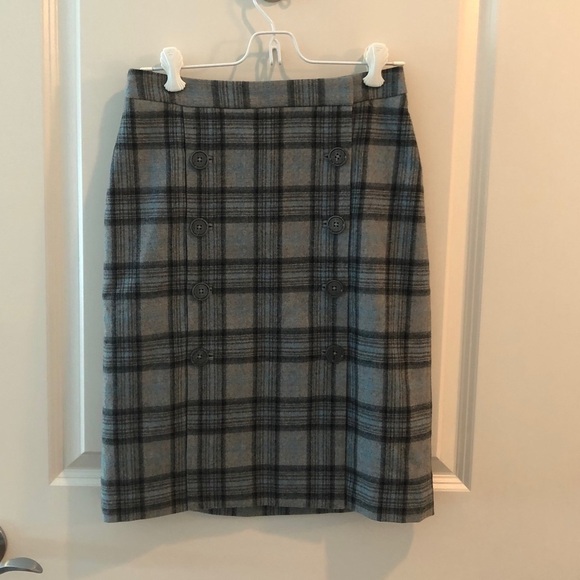 Brooks Brothers Women’s Wool Plade Skirt - Picture 1 of 13